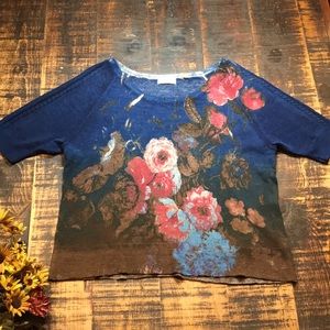 Anthropologie Sleeping on Snow Sweater